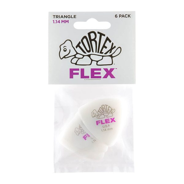 Dunlop Tortex Flex Triangle 1.14mm - Player Pack
