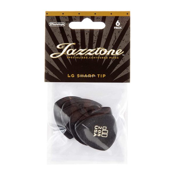 Dunlop Jazz Tone Large Pointed Tip 208 - Player Pack