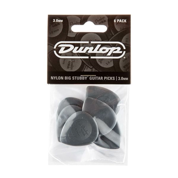 Dunlop Nylon Big Stubby 3.0mm - Player Pack