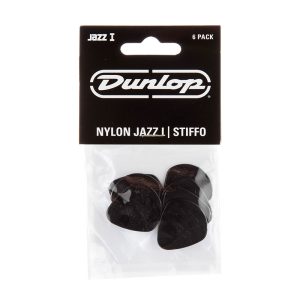 Dunlop Nylon Jazz I Black Stiffo Round 1.10mm - Player Pack