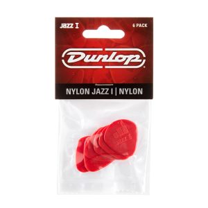 Dunlop Nylon Jazz I Red Nylon Round 1.10mm - Player Pack
