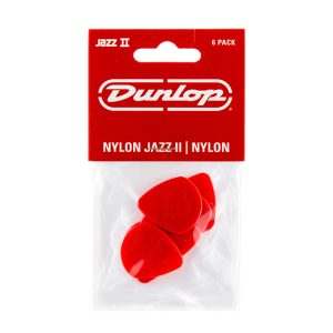 Dunlop Nylon Jazz II Red Nylon Semi 1.18mm - Player Pack