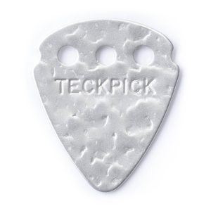 Dunlop Teckpick Textured Aluminium