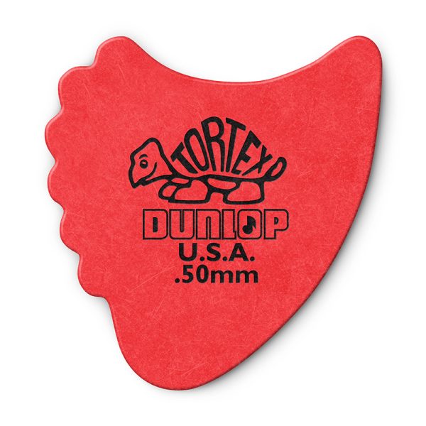 Dunlop Tortex Fins 0.50mm Red