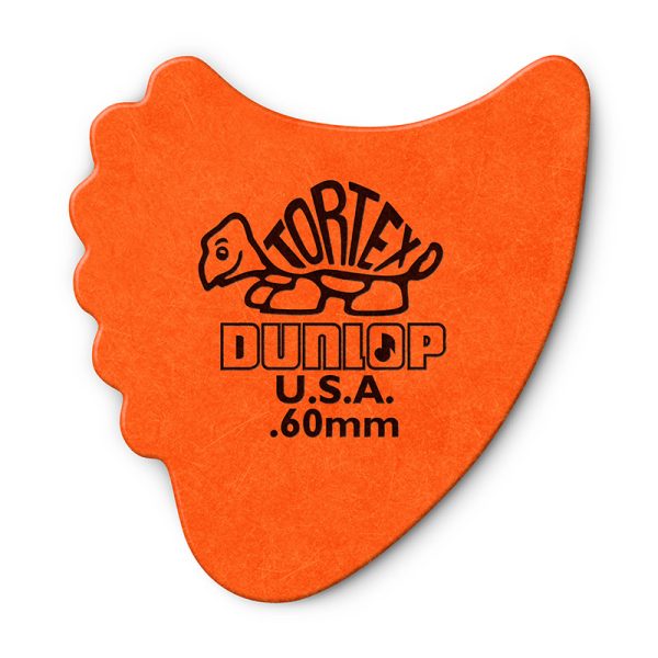 Dunlop Tortex Fins 0.60mm Orange