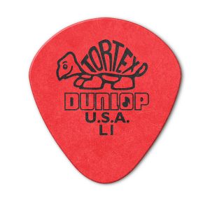 Dunlop Tortex Jazz Round Tip Light Red
