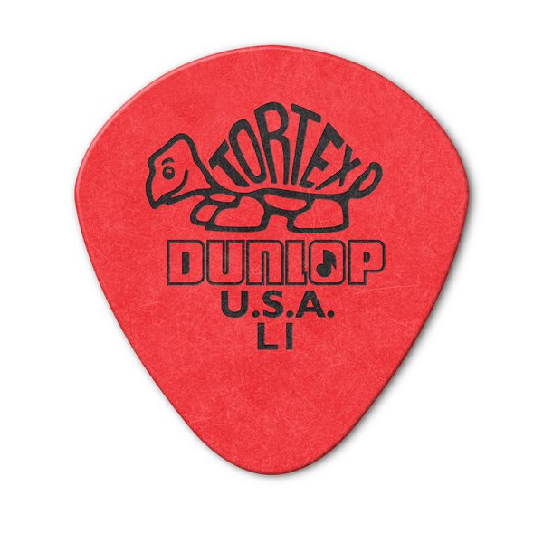 Dunlop Tortex Jazz Round Tip Light Red
