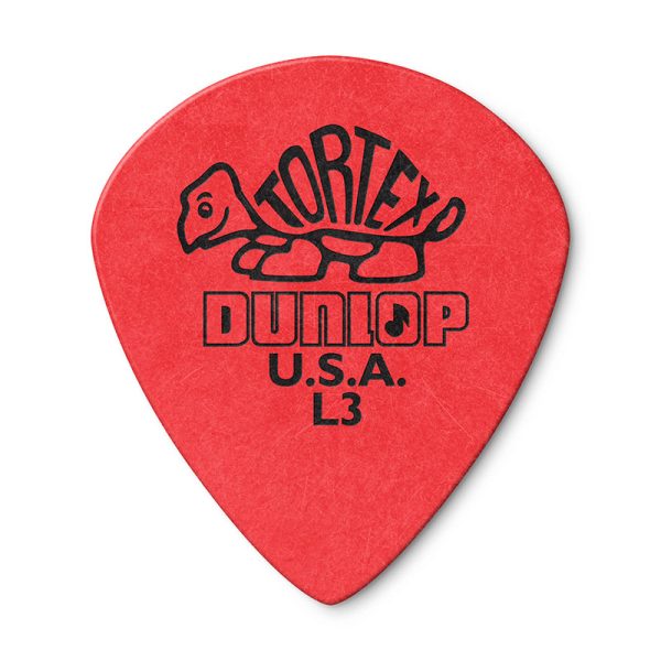 Dunlop Tortex Jazz Sharp Tip Light Red