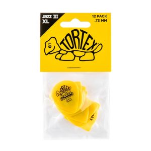 Dunlop Tortex Jazz XL 0.73mm Guitar Plectrums - Player Pack