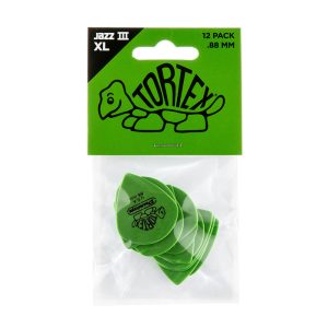 Dunlop Tortex Jazz XL 0.88mm Guitar Plectrums - Player Pack
