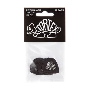 Dunlop Tortex Pitch Black Jazz 0.50mm - Player Pack