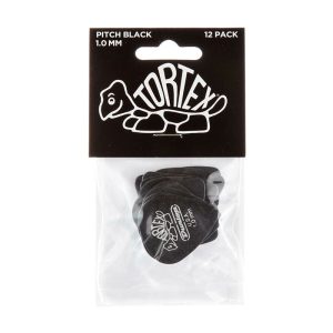 Dunlop Tortex Pitch Black Standard 1.0mm - Player Pack