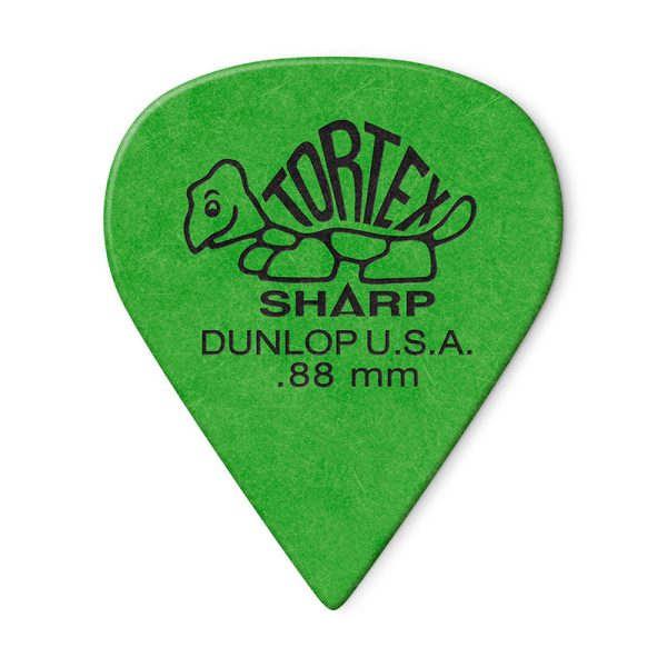 Dunlop Tortex Sharp 0.88mm Green