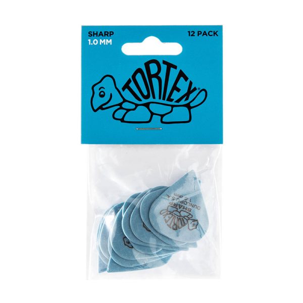 Dunlop Tortex Sharp 1.0mm Blue - Player Pack