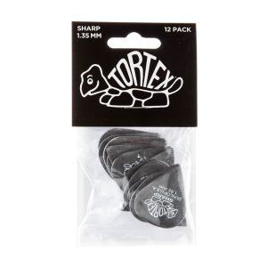 Dunlop Tortex Sharp 1.35mm Black - Player Pack