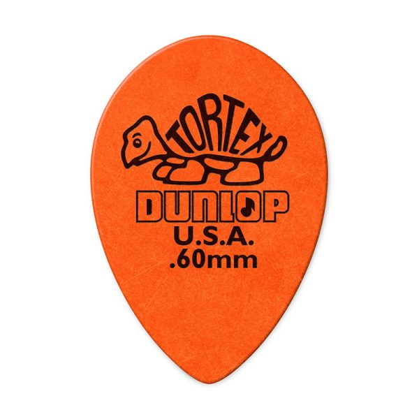 Dunlop Tortex Small Tear Drop 0.60mm Orange