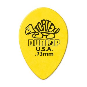 Dunlop Tortex Small Tear Drop 0.73mm Yellow