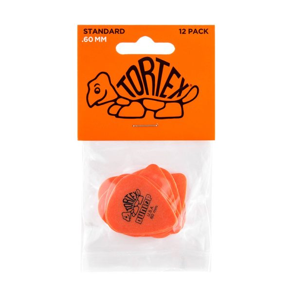 Dunlop Tortex Standard 0.60mm Orange - Player Pack