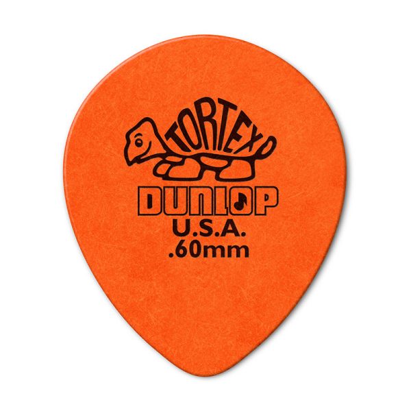 Dunlop Tortex Tear Drop 0.60mm Orange