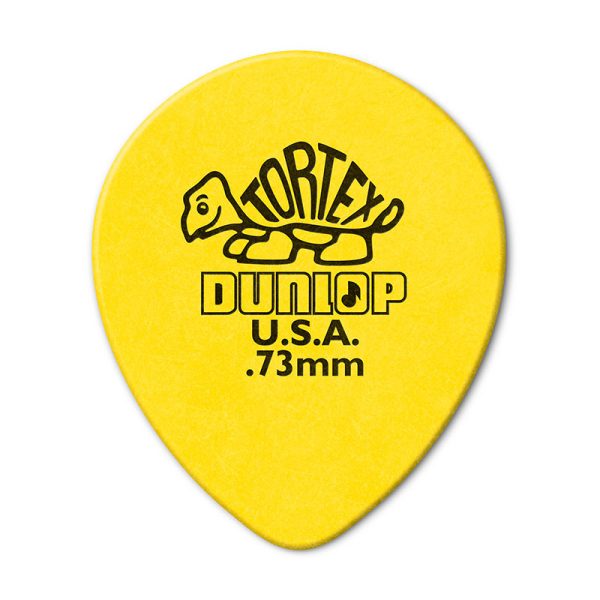 Dunlop Tortex Tear Drop 0.73mm Yellow