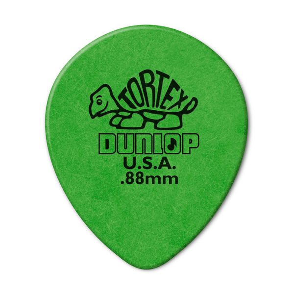 Dunlop Tortex Tear Drop 0.88mm Green