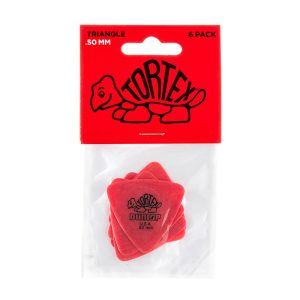 Dunlop Tortex Triangle 0.50mm Red - Player Pack