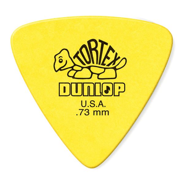 Dunlop Tortex Triangle 0.73mm Yellow
