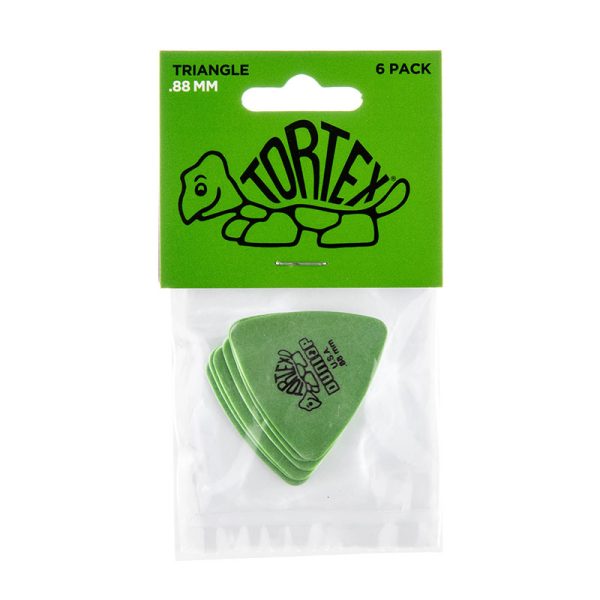 Dunlop Tortex Triangle 0.88mm Green - Player Pack