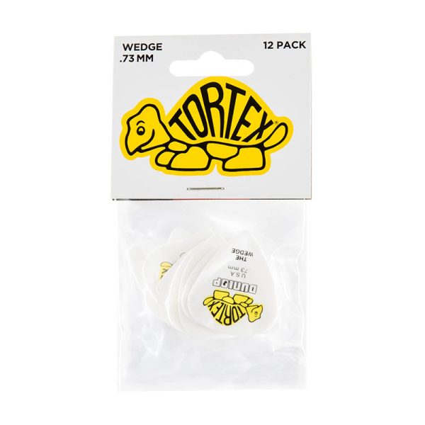 Dunlop Tortex Wedge 0.73mm Yellow - Player Pack