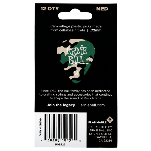 Ernie Ball Camouflage Medium - 12 Pack - Image 2