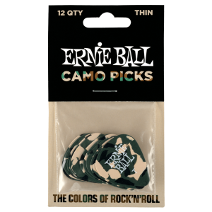 Ernie Ball Camouflage Thin - 12 Pack