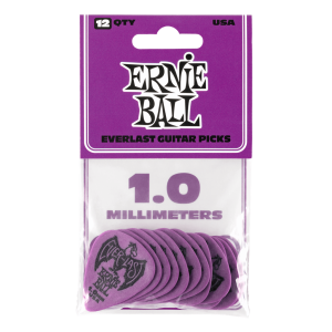 Ernie Ball Everlast Purple 1.00mm - 12 Pack