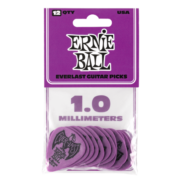 Ernie Ball Everlast Purple 1.00mm - 12 Pack