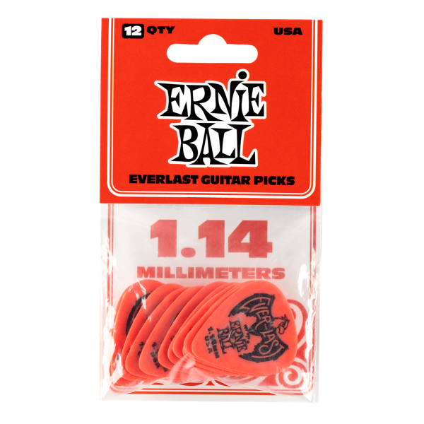 Ernie Ball Everlast Red 1.14mm - 12 Pack