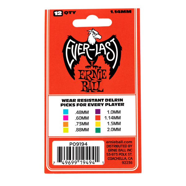 Ernie Ball Everlast Red 1.14mm - 12 Pack - Image 2