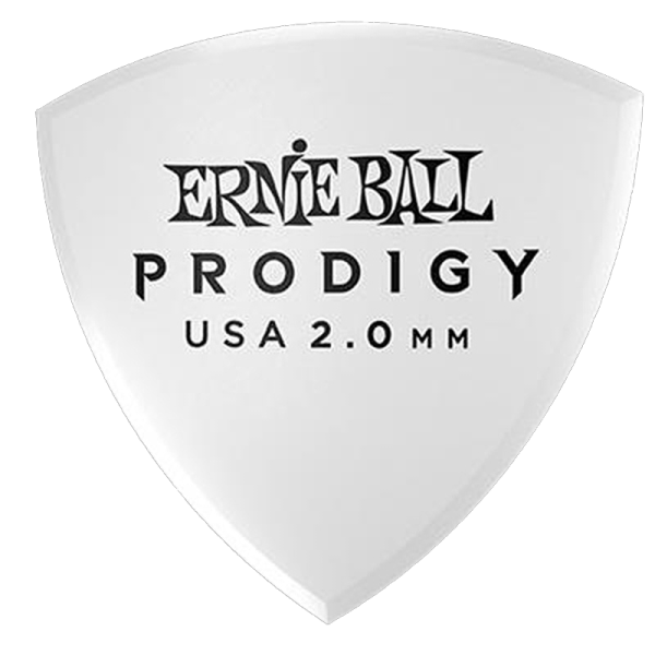 Ernie Ball Prodigy Large Shield White 2.00mm