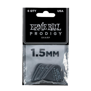 Ernie Ball Prodigy Sharp Black 1.50mm - 6 Pack