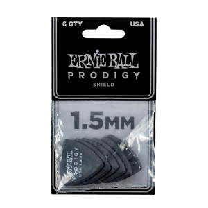 Ernie Ball Prodigy Shield Black 1.50mm - 6 Pack