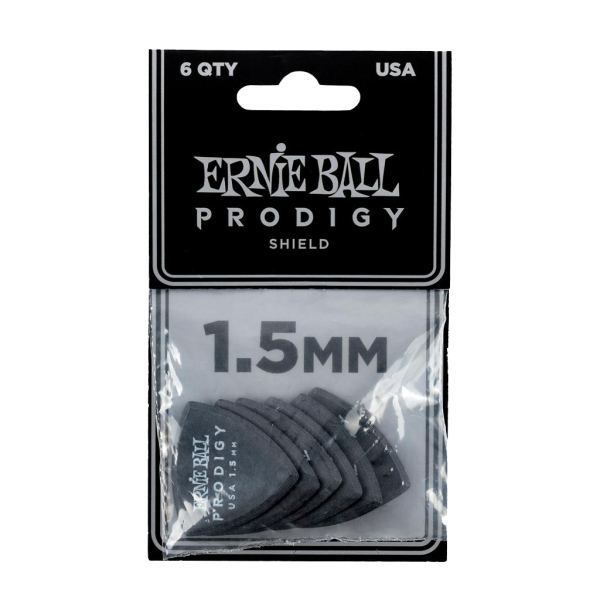 Ernie Ball Prodigy Shield Black 1.50mm - 6 Pack