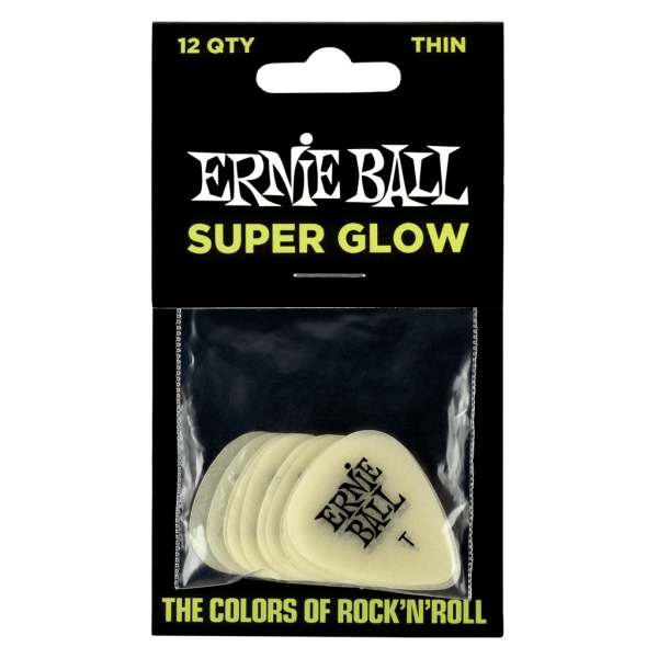 Ernie Ball Super Glow Thin - 12 Pack