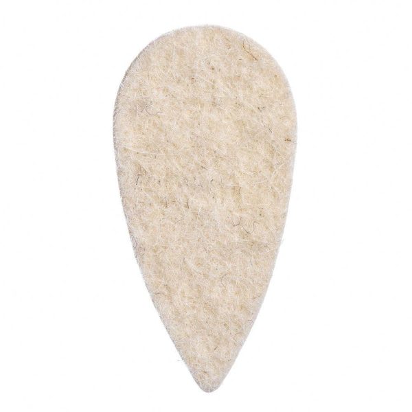 Felt Tones Teardrop Natural Wool
