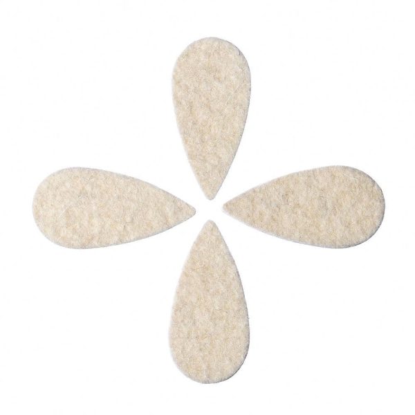 Felt Tones Teardrop Natural Wool - Image 2