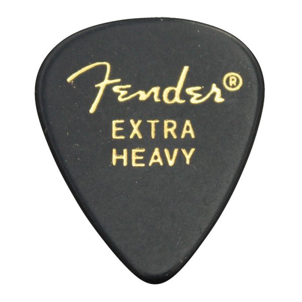Fender Classic Celluloid 351 Black Extra Heavy