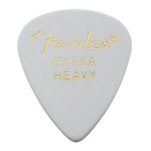 Fender Classic Celluloid 351 White Extra Heavy - 12 Pack