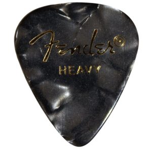 Fender Premium Celluloid 351 Black Moto Heavy