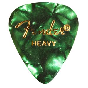 Fender Premium Celluloid 351 Green Moto Heavy