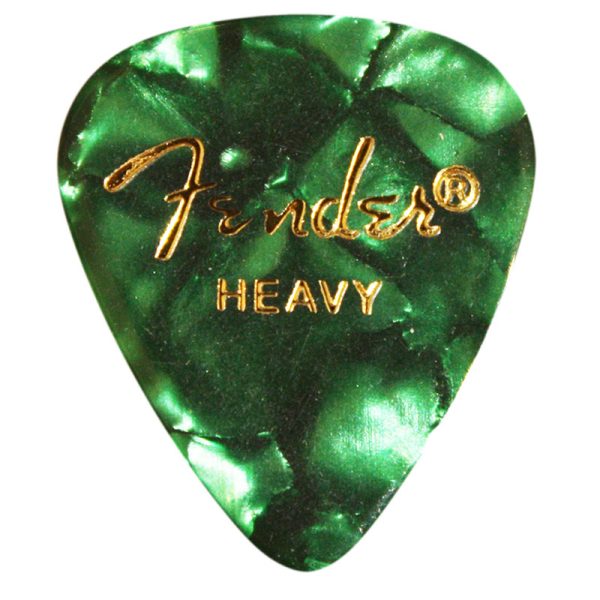 Fender Premium Celluloid 351 Green Moto Heavy