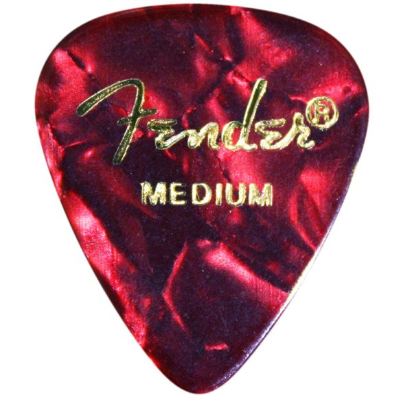 Fender Premium Celluloid 351 Red Moto Medium - 12 Pack