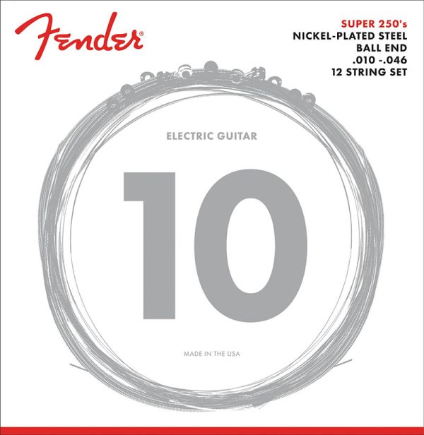 Fender - Super 250R 12 String - Nickel Plated - 10-46
