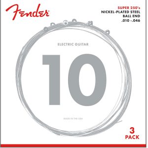 Fender - Super 250R 3 Pack - Nickel Plated - 10-46